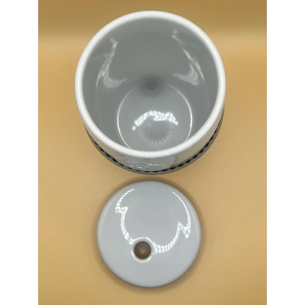 Pampered Chef Ceramic Microwave Egg Cooker Silicone Sleeve & Lid Cover 1529